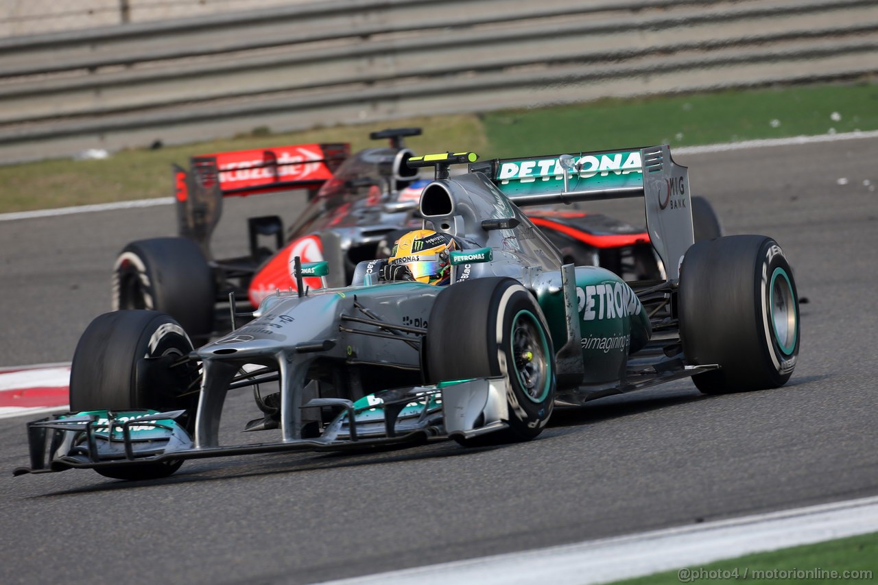 GP CINA, 14.04.2013- Gara, Nico Rosberg (GER) Mercedes AMG F1 W04 