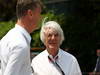 GP CINA, 14.04.2013- David Coulthard (GBR) e Bernie Ecclestone (GBR), President e CEO of Formula One Management