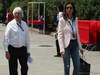 GP CINA, 14.04.2013- Bernie Ecclestone (GBR), President e CEO of Formula One Management e sua moglie Fabiana Flosi (BRA)