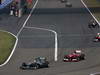 GP CINA, 14.04.2013- Gara, Lewis Hamilton (GBR) Mercedes AMG F1 W04 davanti a Fernando Alonso (ESP) Ferrari F138 