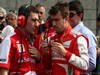 GP CINA, 14.04.2013- Gara, Andrea Stella (ITA) Ferrari race Engineer e Fernando Alonso (ESP) Ferrari F138