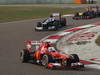 GP CINA, 14.04.2013- Gara, Felipe Massa (BRA) Ferrari F138 davanti a Valtteri Bottas (FIN), Williams F1 Team FW35 