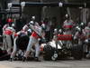 GP CINA, 14.04.2013- Gara, Pit Stop, Jenson Button (GBR) McLaren Mercedes MP4-28