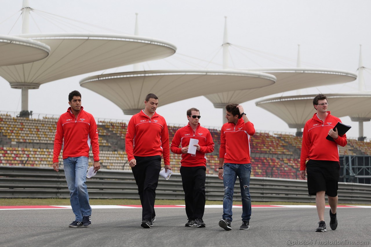 GP CINA, 11.04.2013- Jules Bianchi (FRA) Marussia F1 Team MR02 