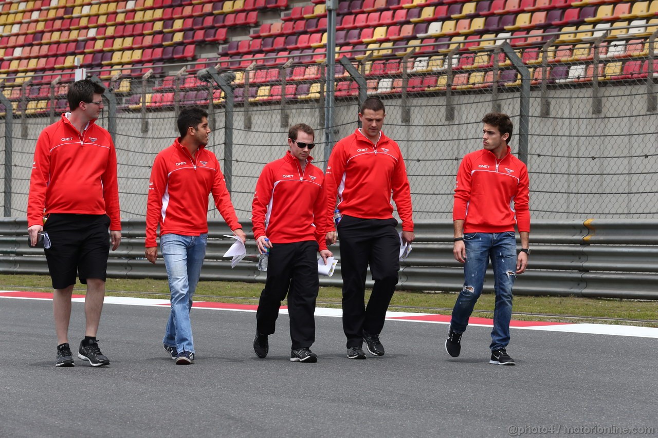 GP CINA, 11.04.2013- Jules Bianchi (FRA) Marussia F1 Team MR02 