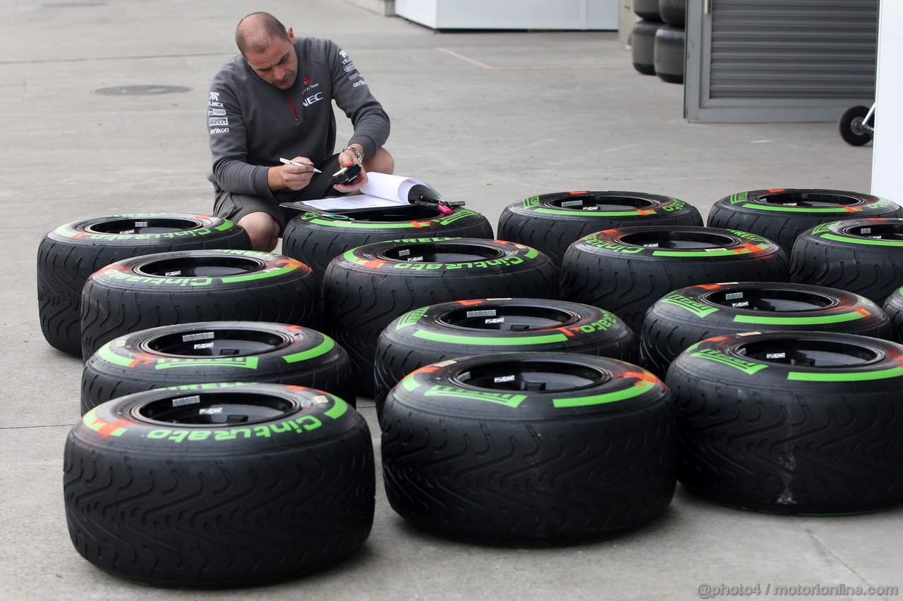 GP CINA, 11.04.2013- Pirelli Tyres e OZ Wheels 