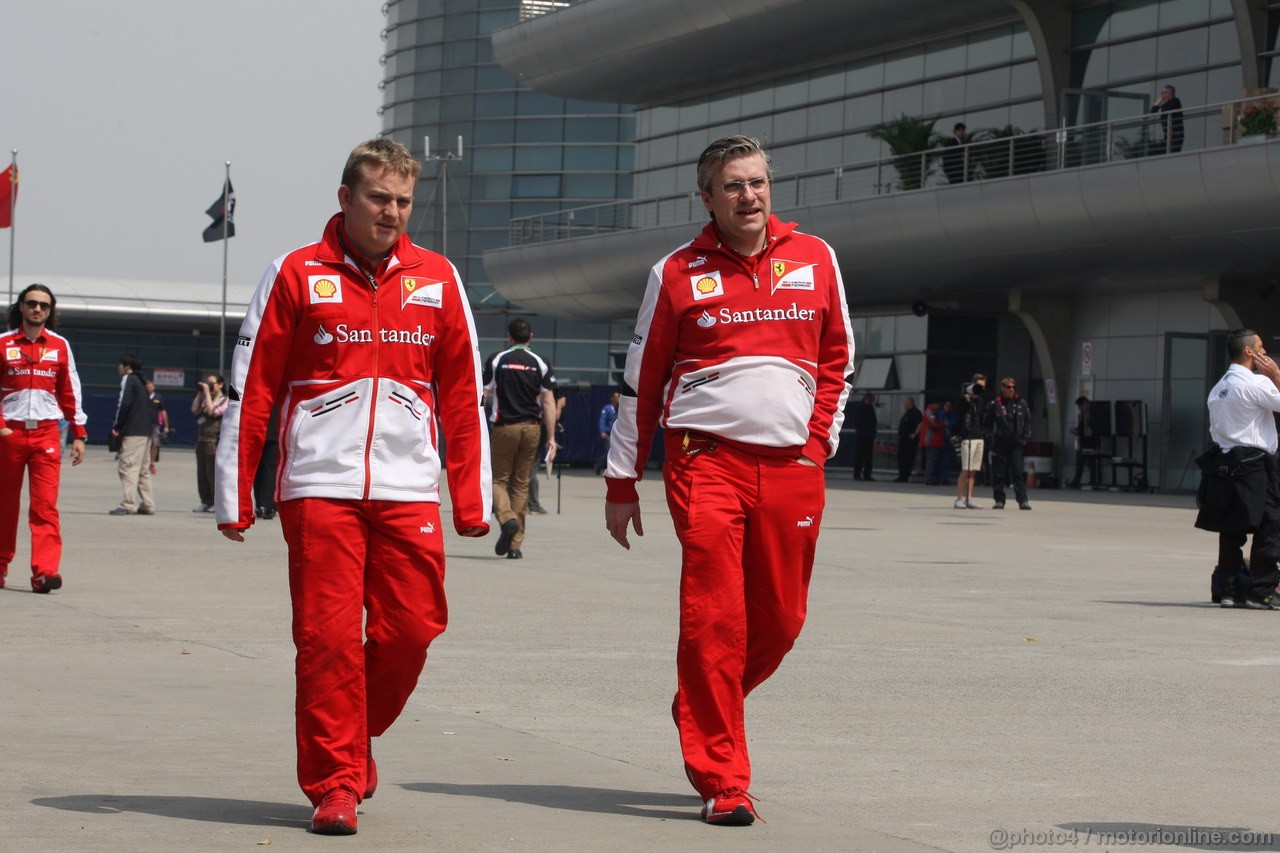 GP CINA, 11.04.2013- Pat Fry (GBR), Technical Director (Chassis), Ferrari 
