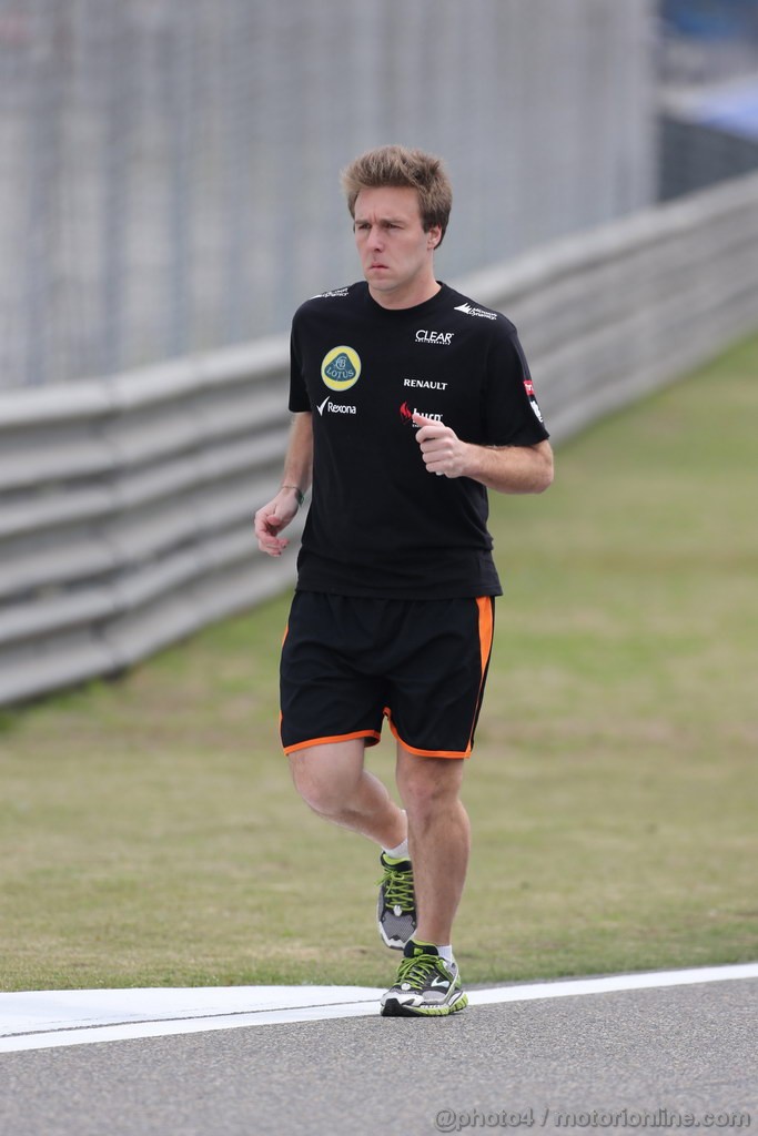 GP CINA, 11.04.2013- Davide Valsecchi (ITA), Test driver, Lotus F1 Team E21  