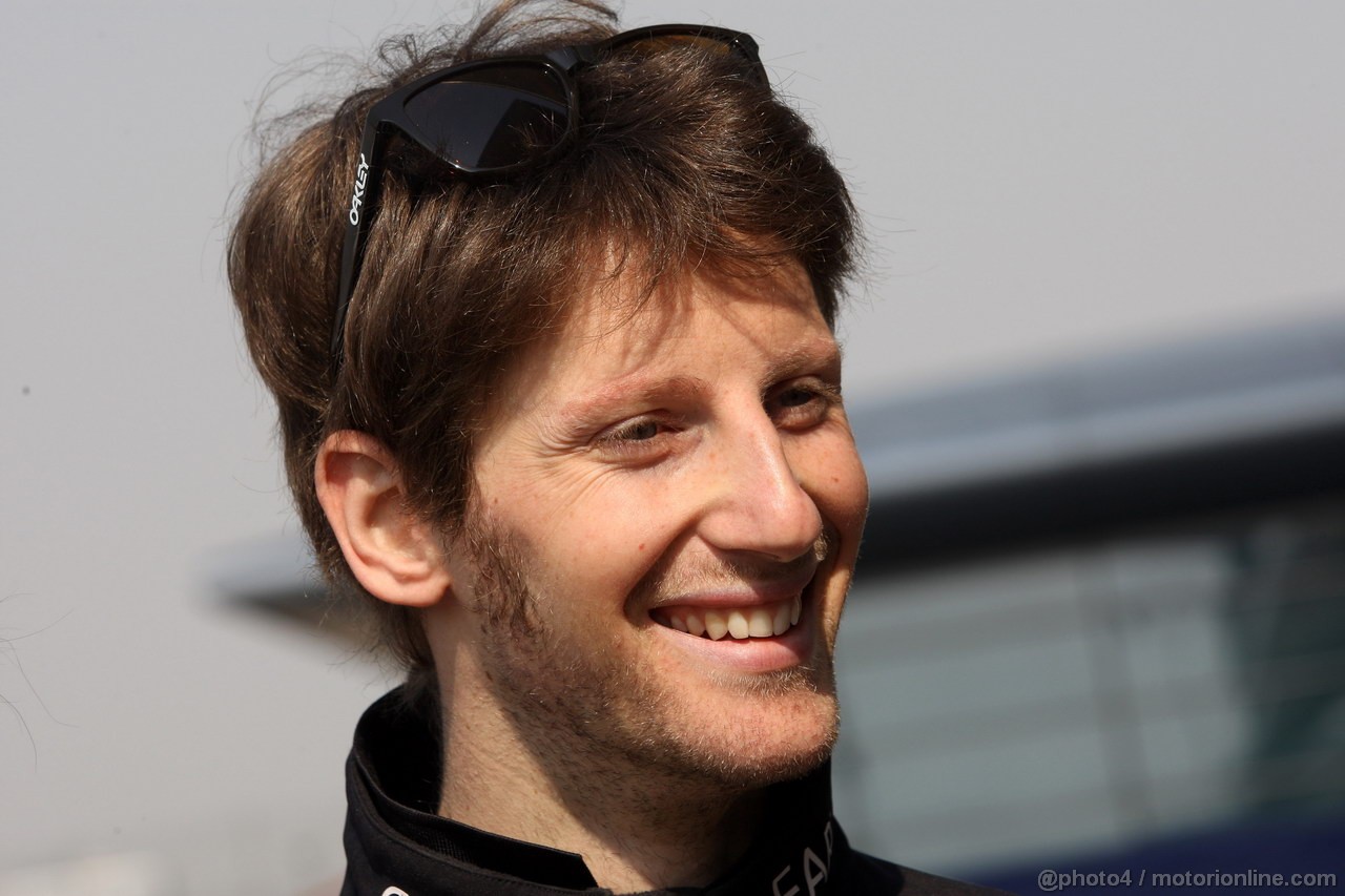 GP CINA, 11.04.2013- Romain Grosjean (FRA) Lotus F1 Team E21 