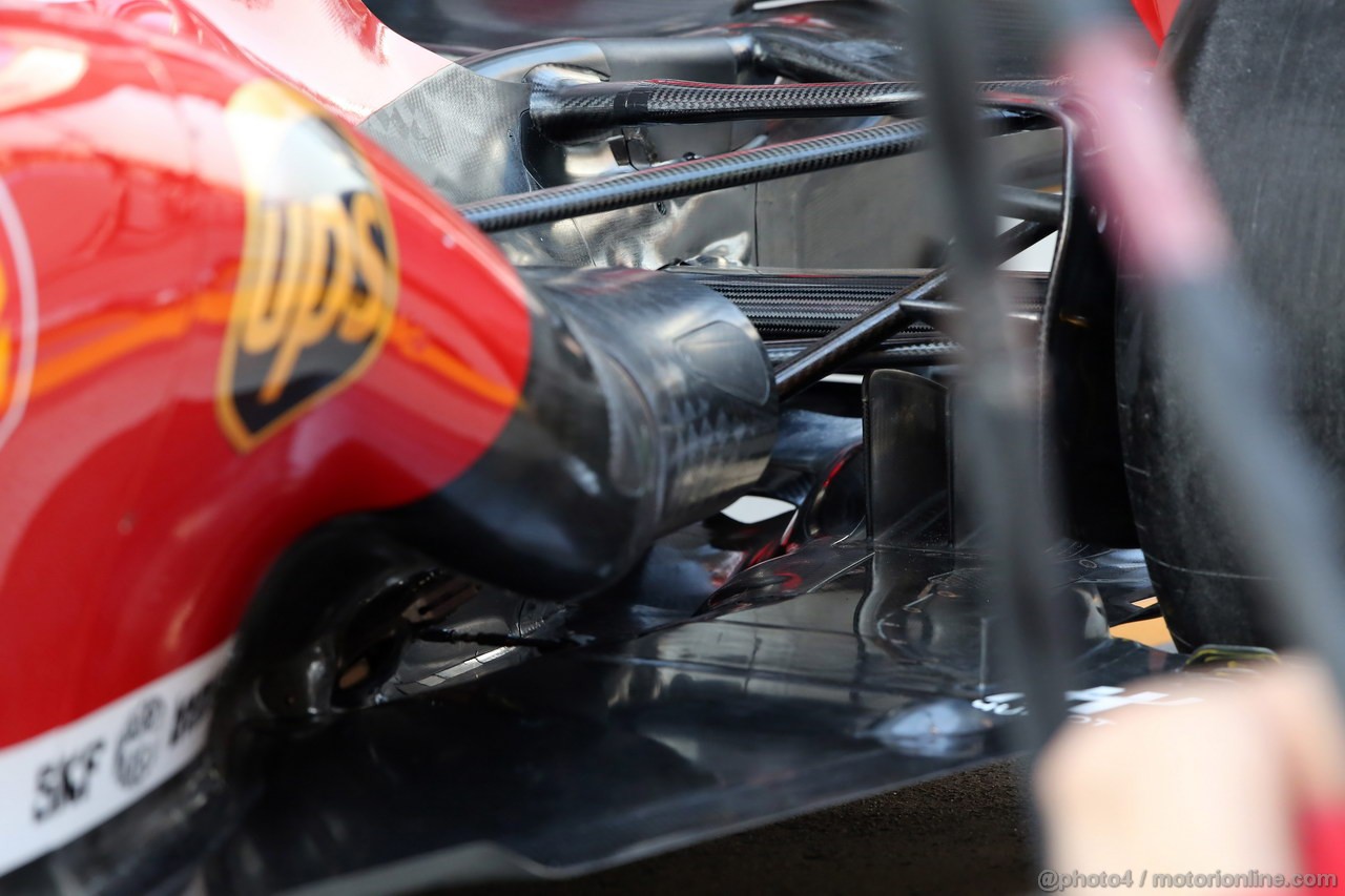 GP CINA, 11.04.2013- Ferrari F138, detail