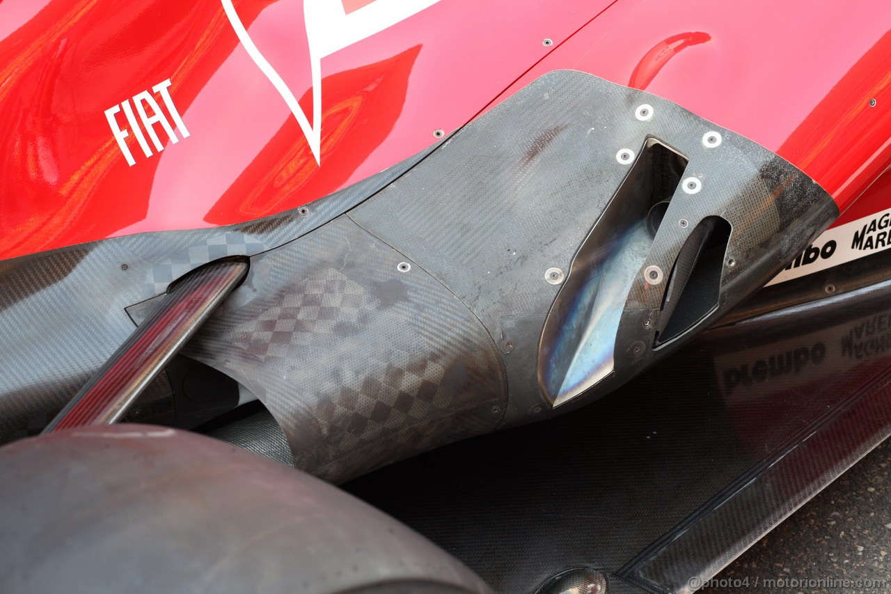 GP CINA, 11.04.2013- Ferrari F138, detail