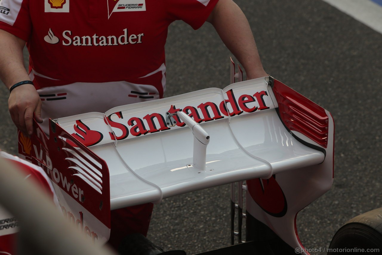 GP CINA, 11.04.2013- Ferrari F138, detail