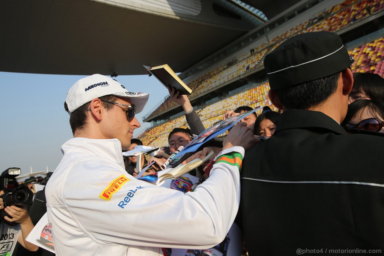 GP CINA, 11.04.2013- Adrian Sutil (GER), Sahara Force India F1 Team VJM06 