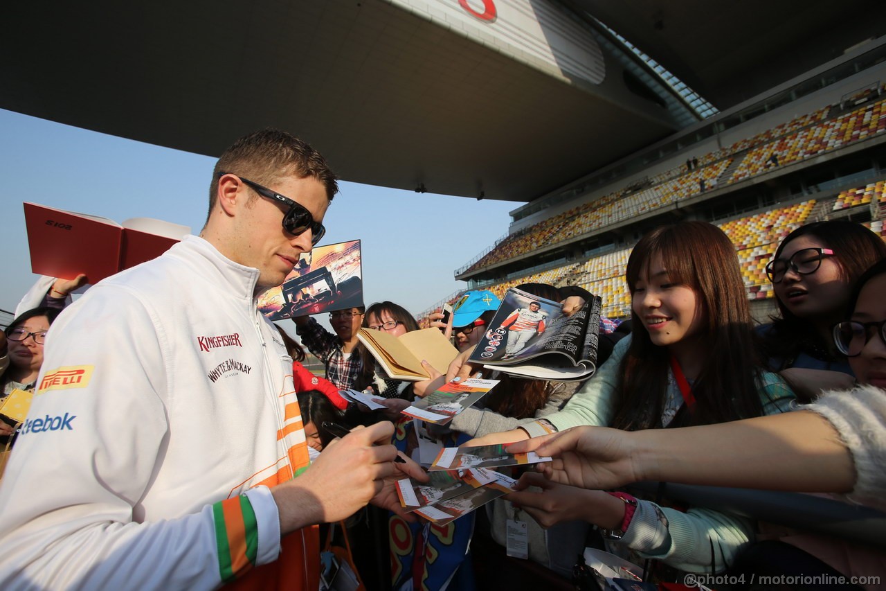 GP CINA, 11.04.2013- Paul di Resta (GBR) Sahara Force India F1 Team VJM06 