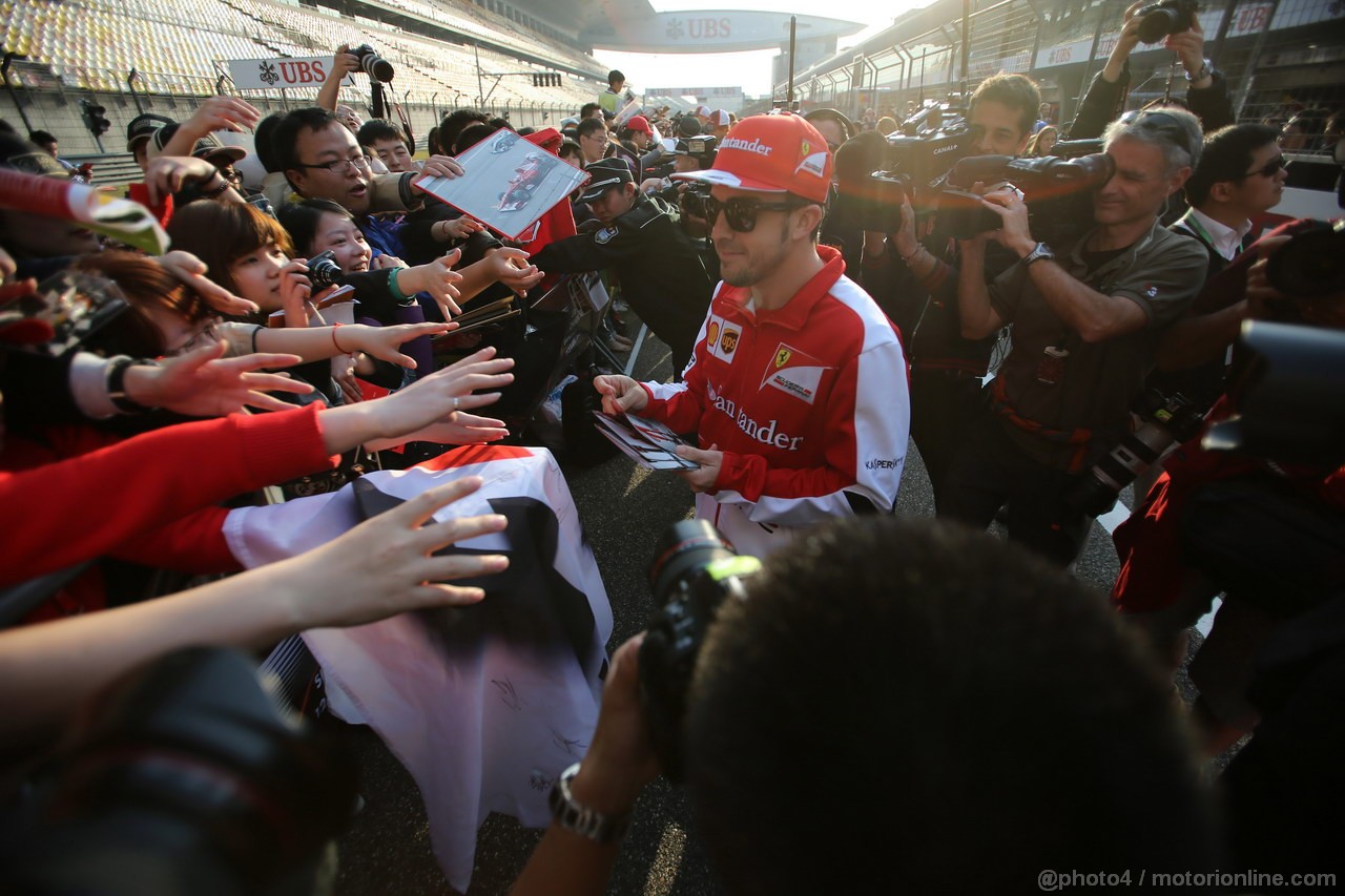 GP CINA, 11.04.2013- Fernando Alonso (ESP) Ferrari F138 