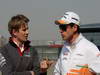 GP CINA, 11.04.2013- Nico Hulkenberg (GER) Sauber F1 Team C32 e Adrian Sutil (GER), Sahara Force India F1 Team VJM06 
