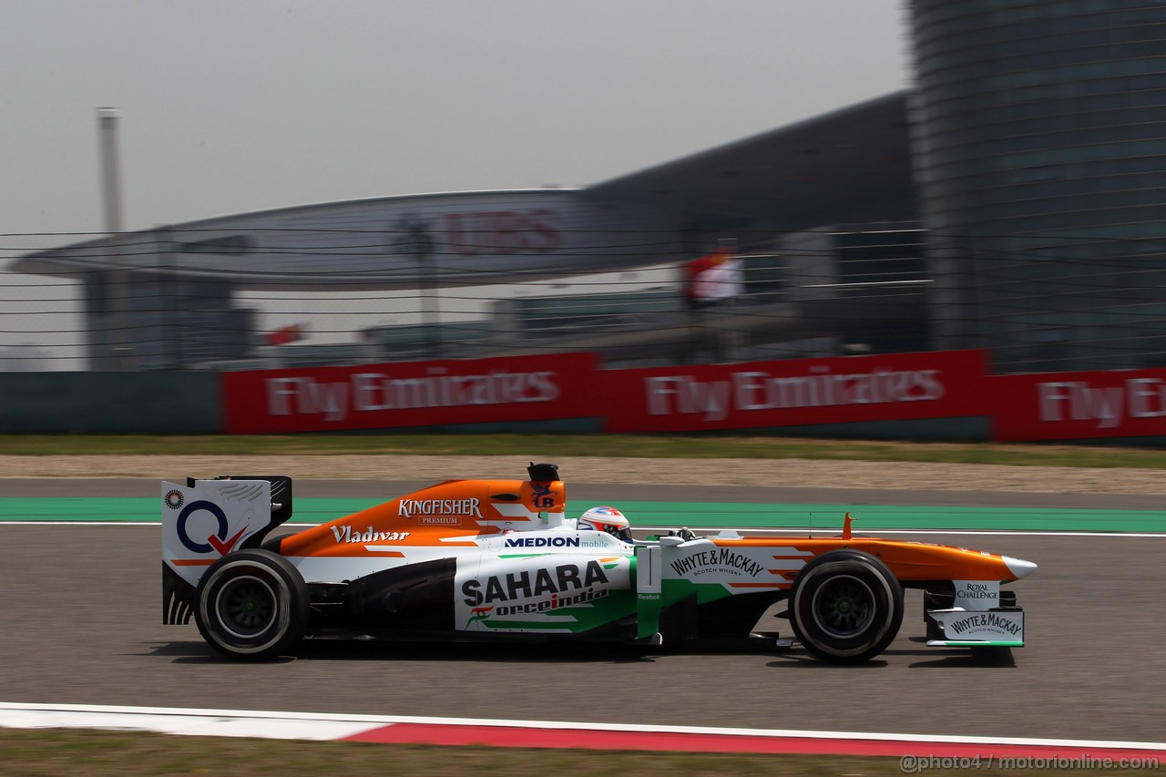 GP CINA, 13.04.2013- Prove Libere 3, Paul di Resta (GBR) Sahara Force India F1 Team VJM06 