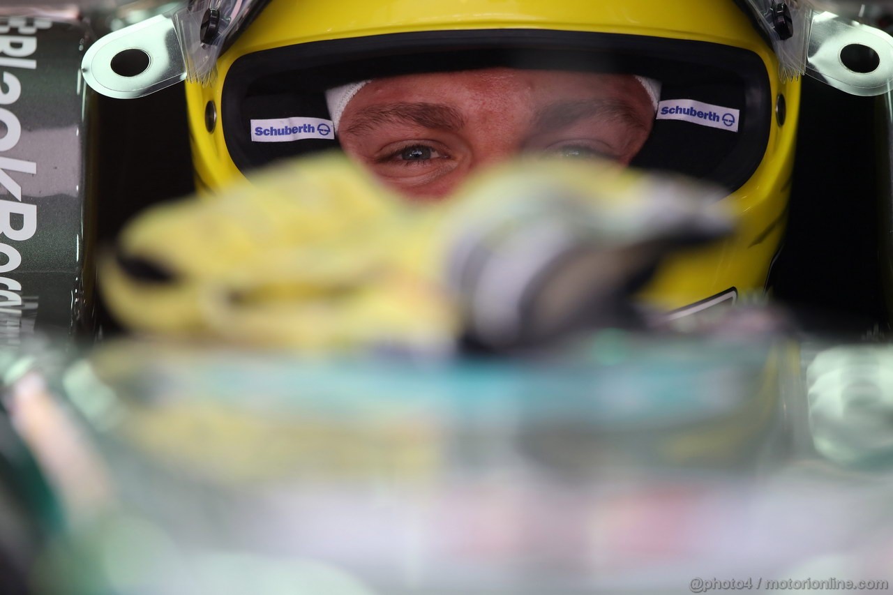 GP CINA, 13.04.2013- Prove Libere 3, Nico Rosberg (GER) Mercedes AMG F1 W04 