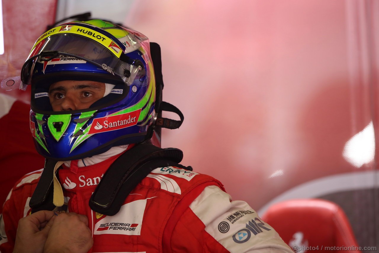 GP CINA, 13.04.2013- Prove Libere 3, Felipe Massa (BRA) Ferrari F138 