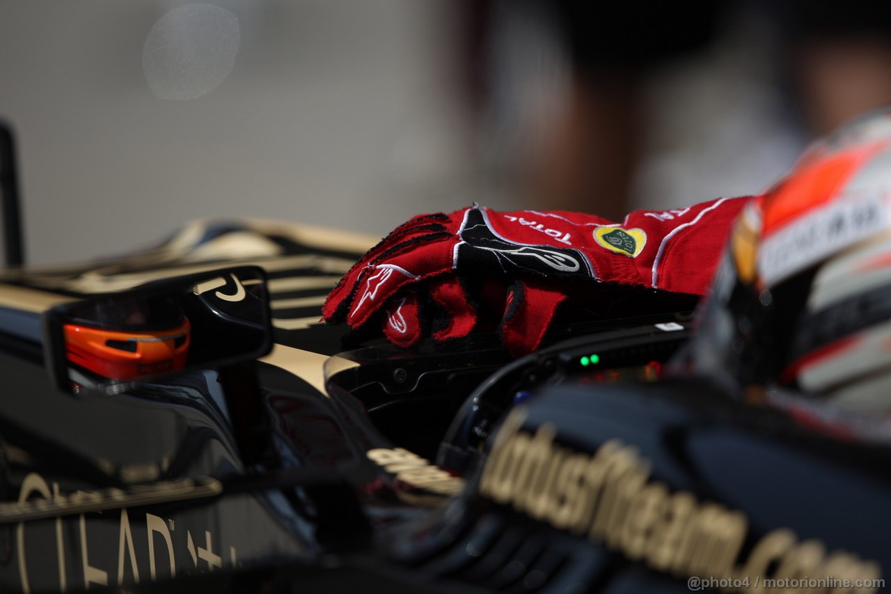 GP CINA, 13.04.2013- Prove Libere 3, Romain Grosjean (FRA) Lotus F1 Team E21 