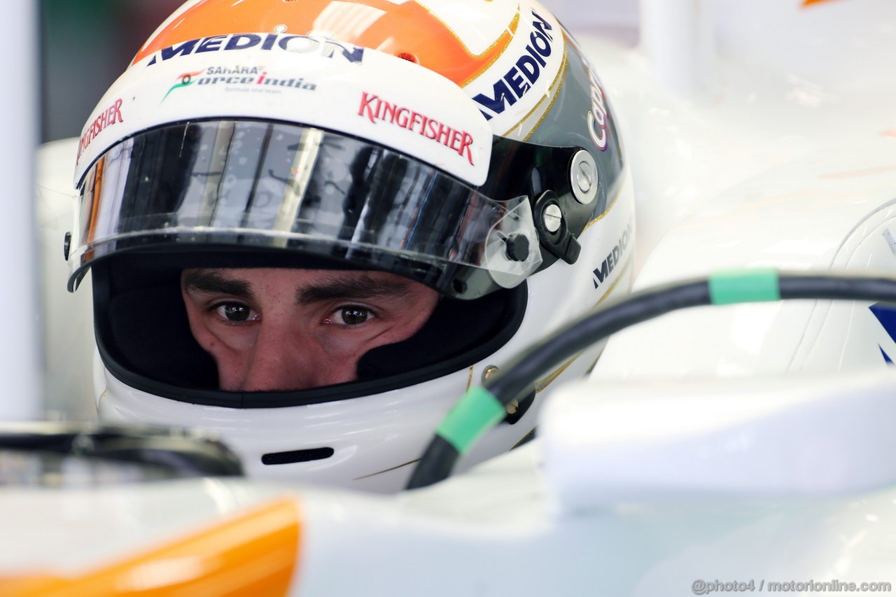 GP CINA, 13.04.2013- Prove Libere 3, Adrian Sutil (GER), Sahara Force India F1 Team VJM06 