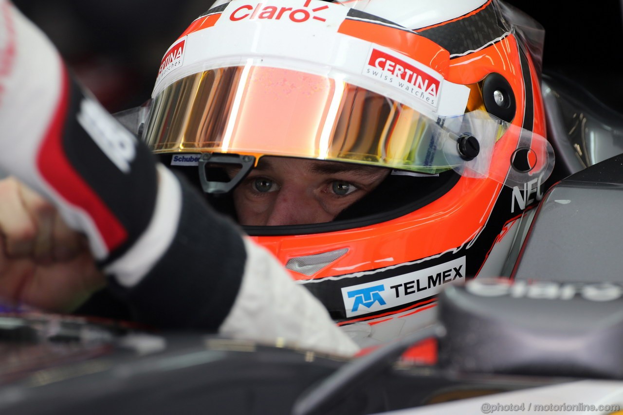 GP CINA, 13.04.2013- Prove Libere 3, Nico Hulkenberg (GER) Sauber F1 Team C32 