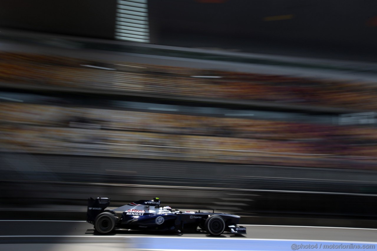 GP CINA, 13.04.2013- Prove Libere 3, Valtteri Bottas (FIN), Williams F1 Team FW35 
