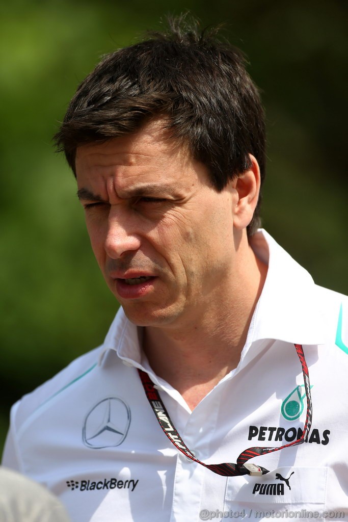 GP CINA, 13.04.2013- Prove Libere 3, Toto Wolff (GER) Mercedes AMG F1 Shareholder e Executive Director 