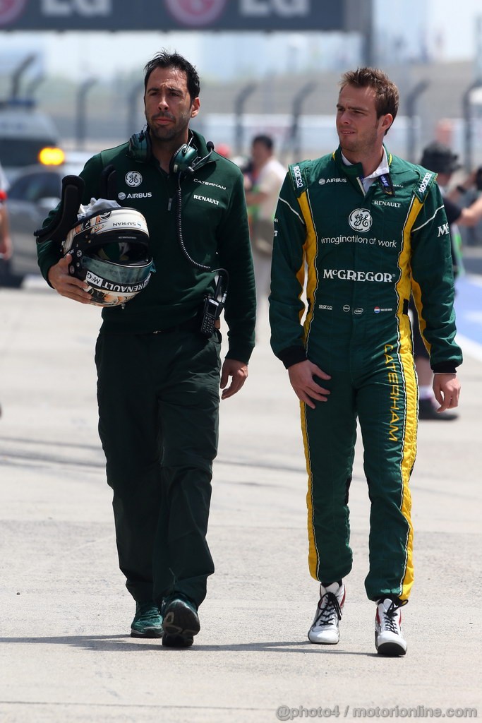 GP CINA, 13.04.2013- Prove Libere 3, Giedo Van der Garde (NED), Caterham F1 Team CT03