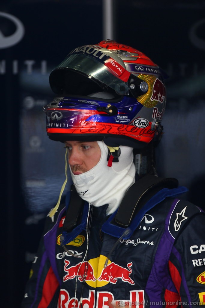GP CINA, 13.04.2013- Prove Libere 3, Sebastian Vettel (GER) Red Bull Racing RB9