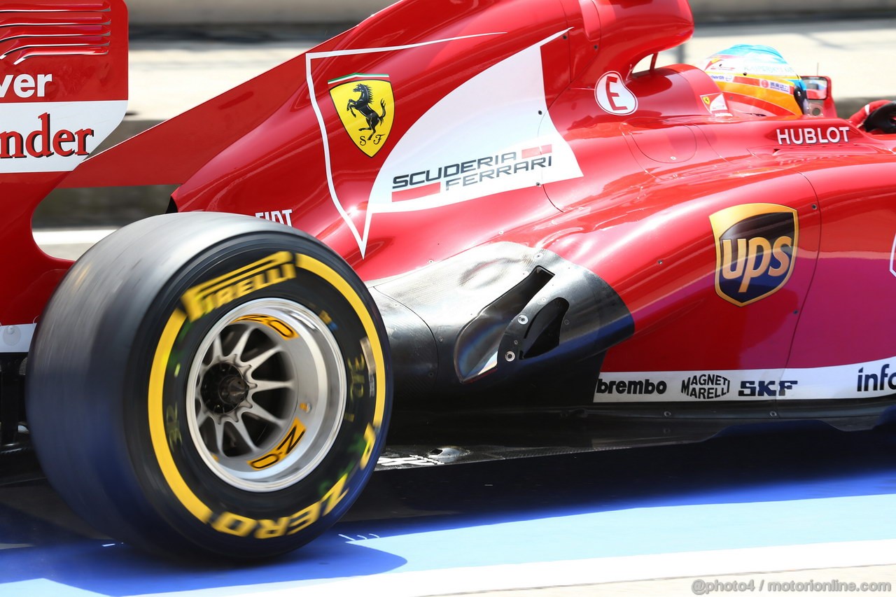 GP CINA, 13.04.2013- Prove Libere 3, Fernando Alonso (ESP) Ferrari F138 