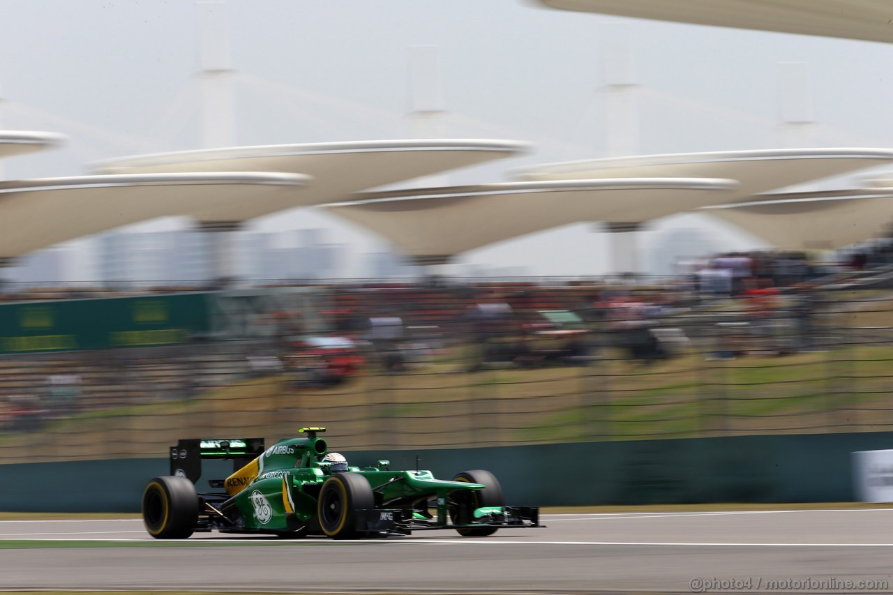 GP CINA, 13.04.2013- Prove Libere 3, Giedo Van der Garde (NED), Caterham F1 Team CT03 