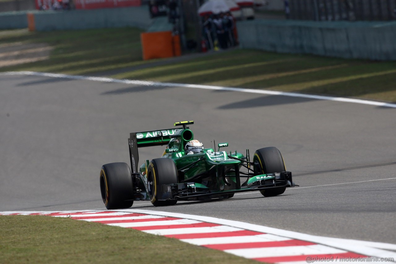 GP CINA, 13.04.2013- Qualifiche, Giedo Van der Garde (NED), Caterham F1 Team CT03 