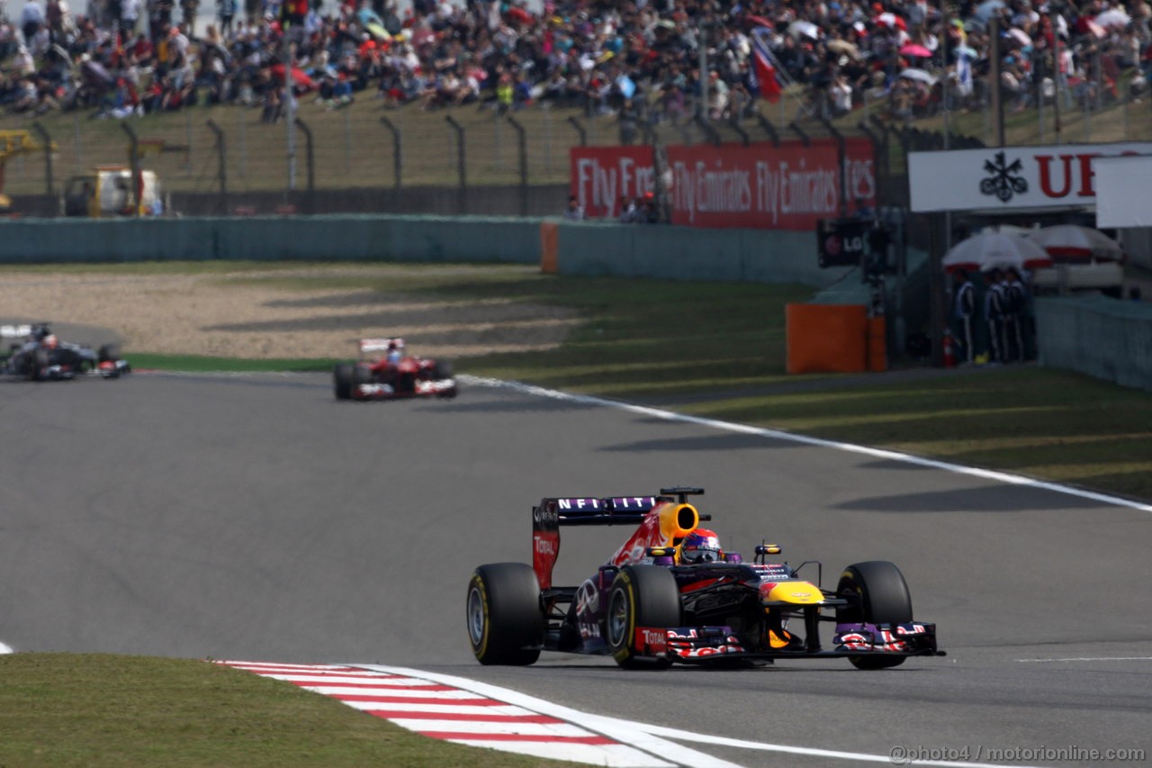 GP CINA, 13.04.2013- Qualifiche, Sebastian Vettel (GER) Red Bull Racing RB9 