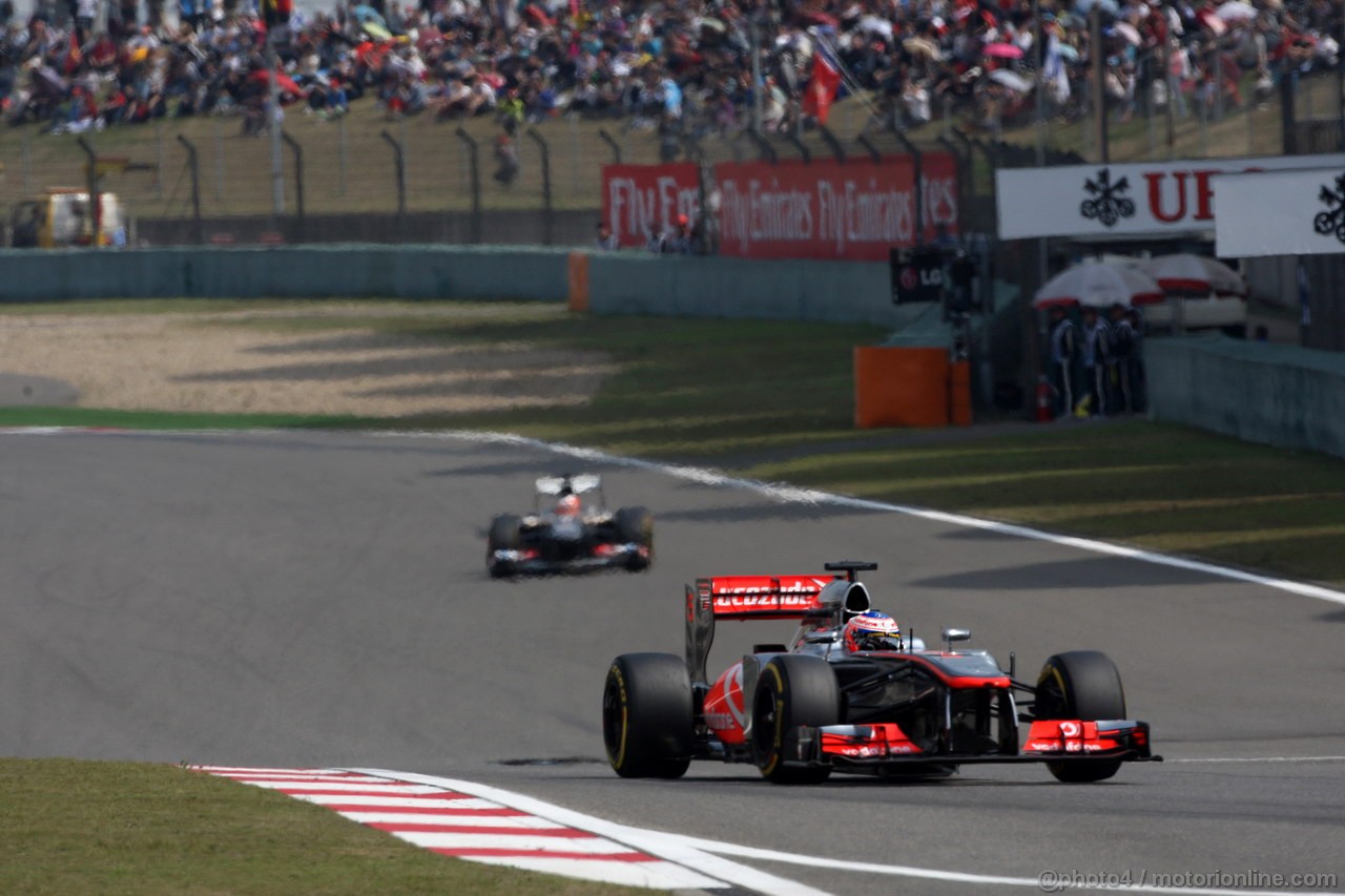 GP CINA, 13.04.2013- Qualifiche, Jenson Button (GBR) McLaren Mercedes MP4-28 