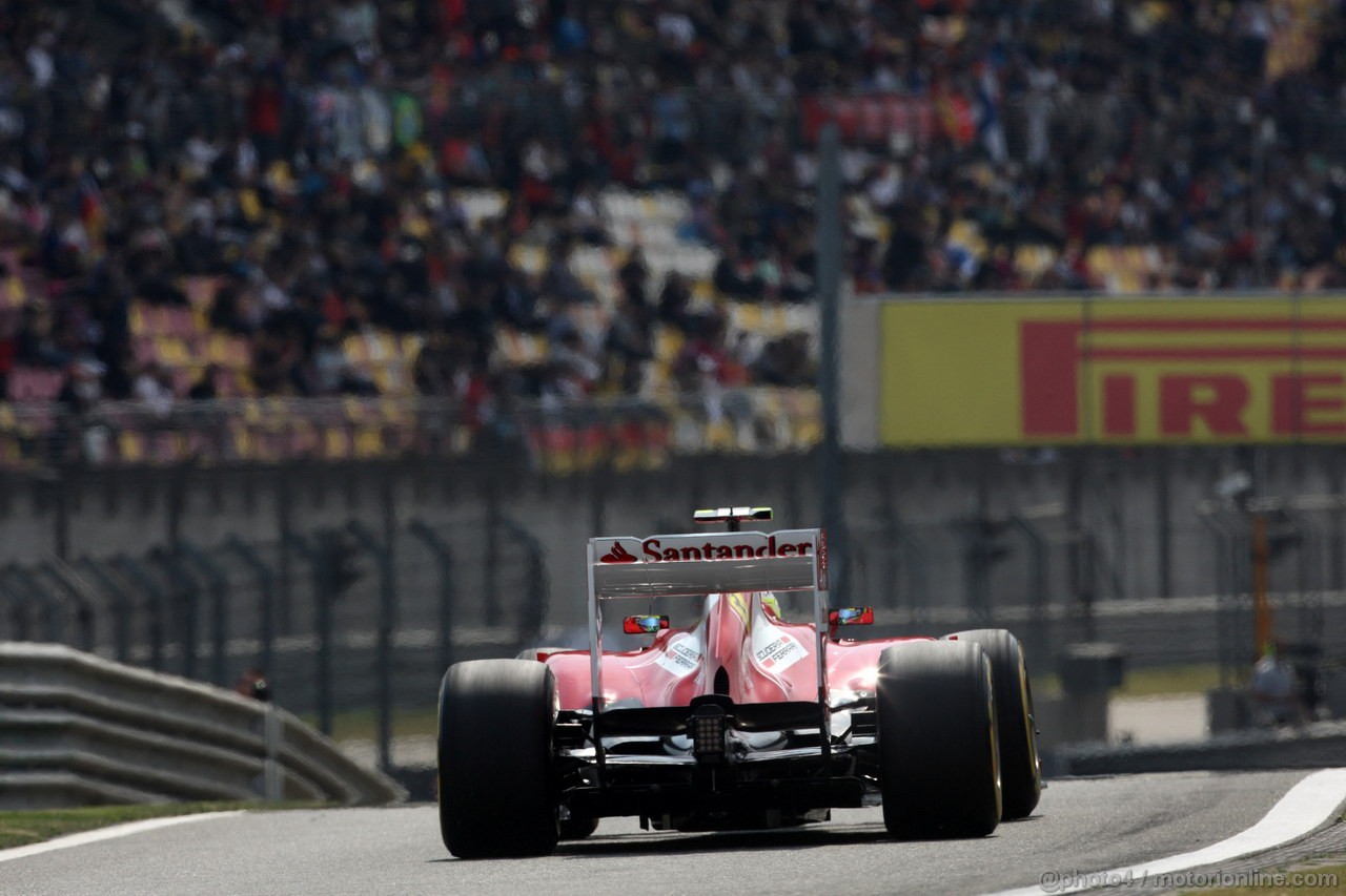 GP CINA, 13.04.2013- Qualifiche, Felipe Massa (BRA) Ferrari F138 