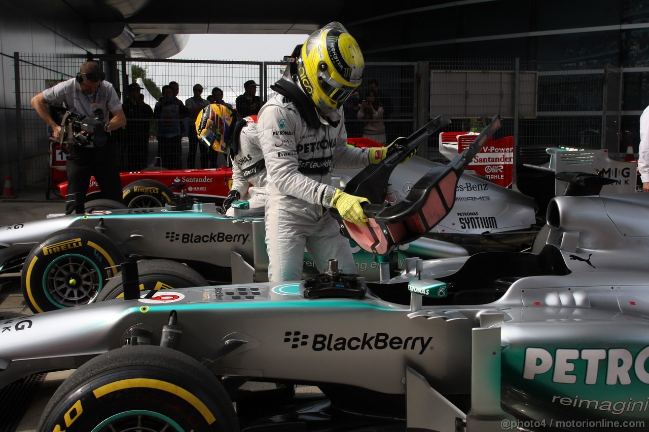 GP CINA, 13.04.2013- Qualifiche, Nico Rosberg (GER) Mercedes AMG F1 W04 