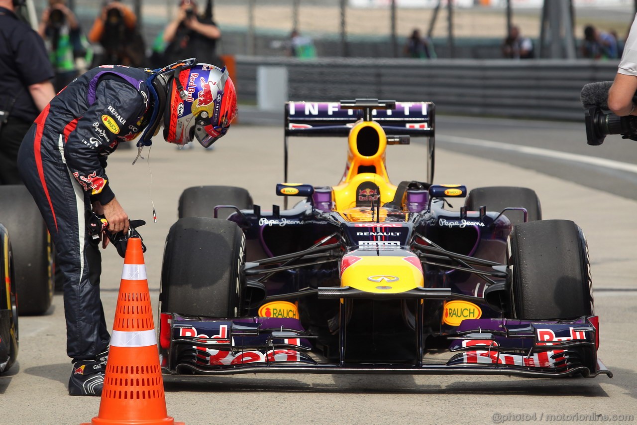 GP CINA, 13.04.2013- Qualifiche, Sebastian Vettel (GER) Red Bull Racing RB9 
