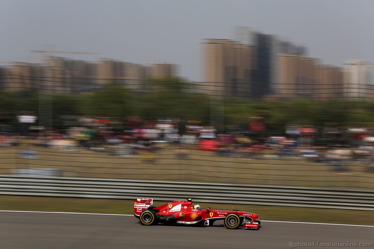 GP CINA, 13.04.2013- Qualifiche, Felipe Massa (BRA) Ferrari F138 