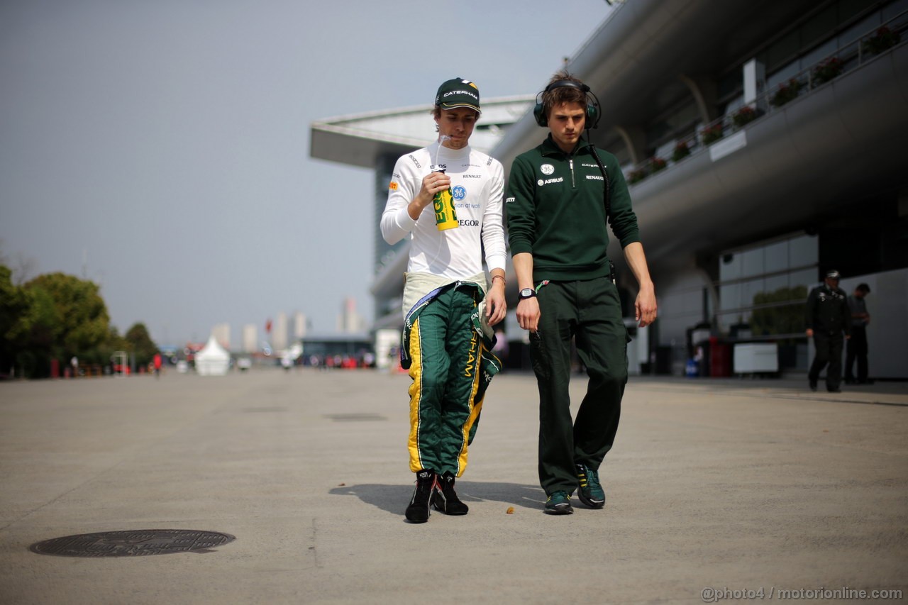 GP CINA, 13.04.2013- Qualifiche, Charles Pic (FRA) Caterham F1 Team CT03 