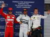 GP CINA, 13.04.2013- Qualifiche, terzo Fernando Alonso (ESP) Ferrari F138, Lewis Hamilton (GBR) Mercedes AMG F1 W04 pole position e secondo Kimi Raikkonen (FIN) Lotus F1 Team E21 