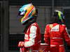 GP CINA, 13.04.2013- Qualifiche, Fernando Alonso (ESP) Ferrari F138 e Felipe Massa (BRA) Ferrari F138 