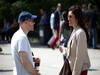 GP CINA, 13.04.2013- Qualifiche, Jacques Villeneuve (CAN) e Fabiana Flosi (BRA), Wife of Bernie Ecclestone 