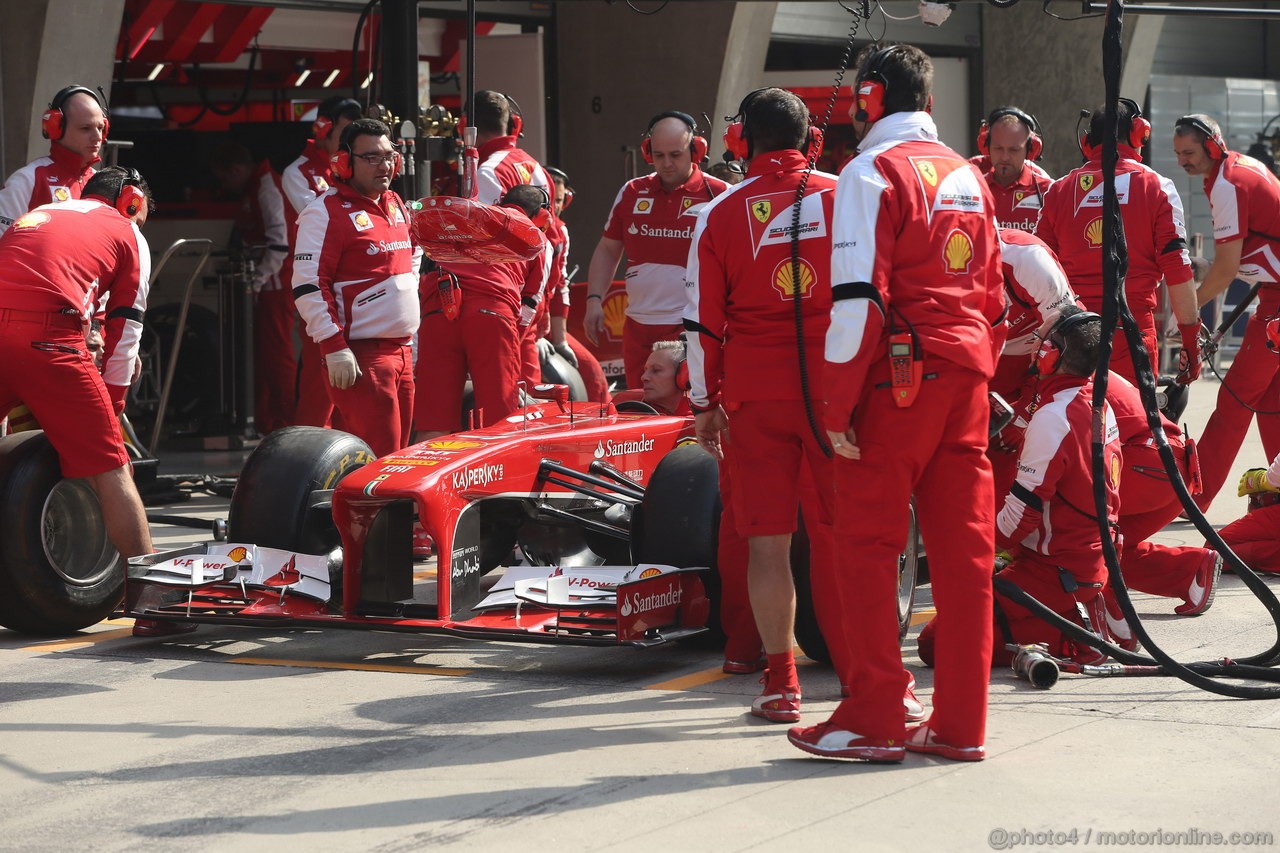GP CINA, 12.04.2013- Felipe Massa (BRA) Ferrari F138 