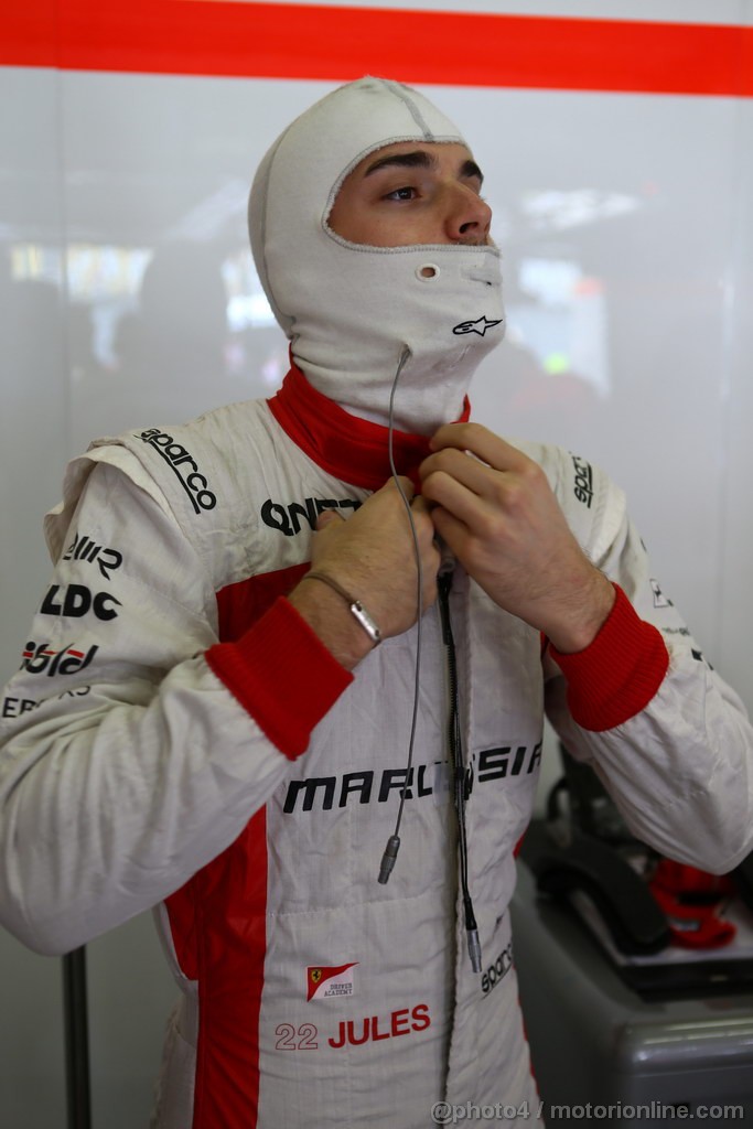 GP CINA, 12.04.2013- Jules Bianchi (FRA) Marussia F1 Team MR02 