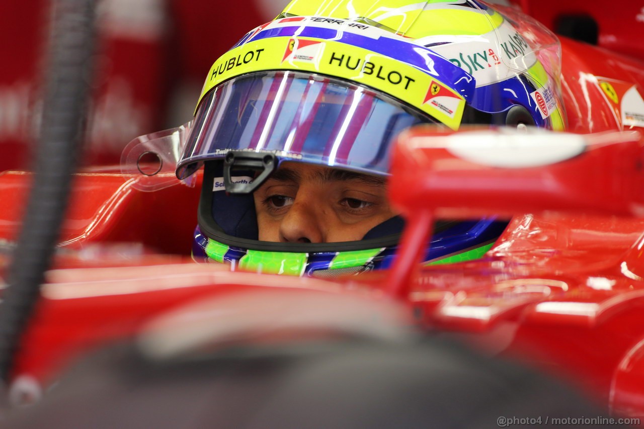 GP CINA, 12.04.2013- Prove Libere 1, Felipe Massa (BRA) Ferrari F138 