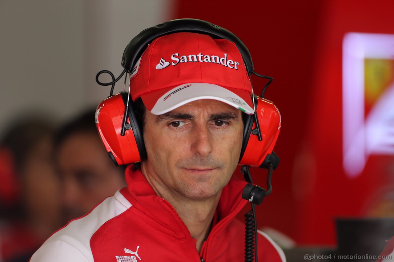 GP CINA, 12.04.2013- Prove Libere 1, Pedro de La Rosa (ESP), Test Driver Ferrari 