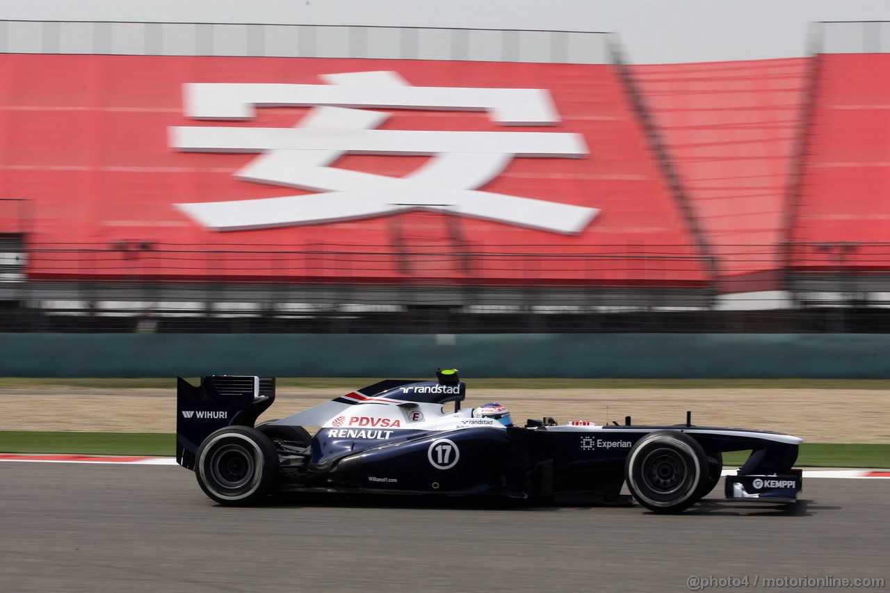 GP CINA, 12.04.2013- Prove Libere 1, Valtteri Bottas (FIN), Williams F1 Team FW35 