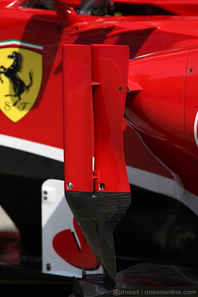 GP CINA, 12.04.2013- Prove Libere 1, Ferrari F138, detail 