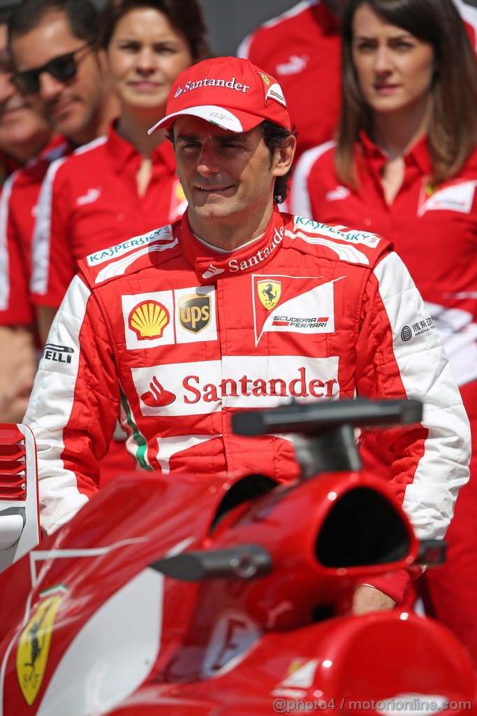 GP CINA, 12.04.2013- Prove Libere 1, Pedro de La Rosa (ESP), Test Driver Ferrari 